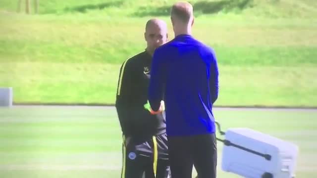 VIDEO: Joe Hart Leaves Man City Training After Words With Pep Guardiola