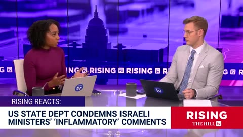State Dept FORCED To Condemn IsraeliMinisters After They Call For MASSRELOCATION of Gazans