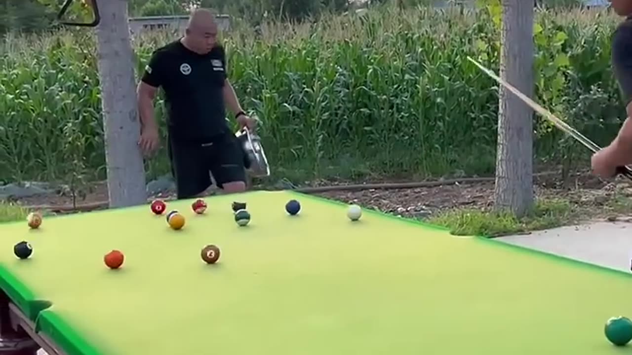 Billiards funny video