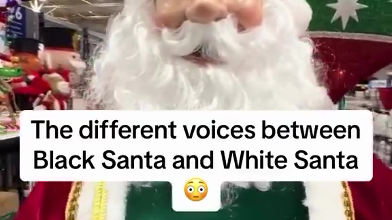 Black Vs White Santa Voice