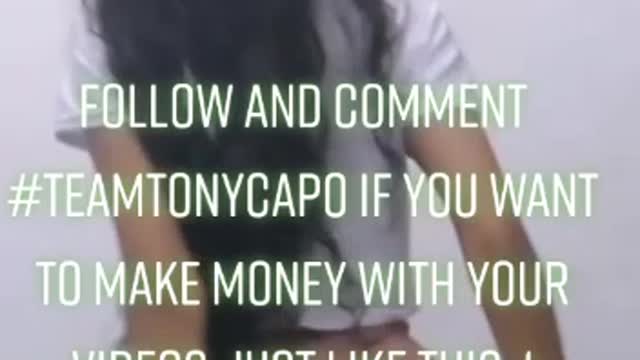 Teen Girl Dances & Gets Paid From Tony Capo Team #teamtonycapo