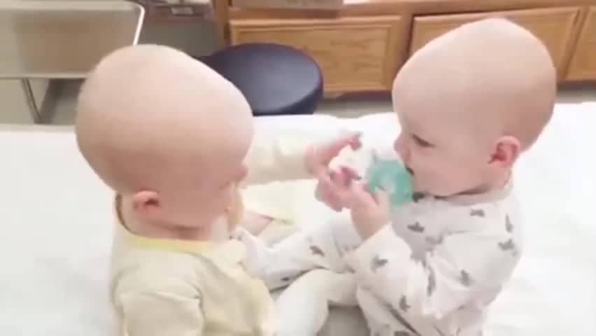 Best Funny video of twin babies compilation.Part-1