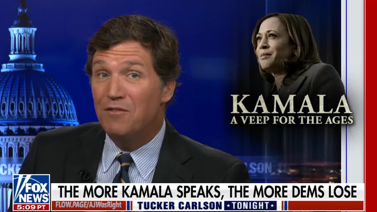 Tucker Carlson: Karmela Harris Only Has A Job Because Of Mail In Ballots