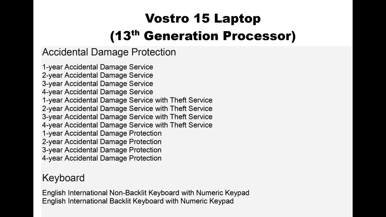 Dell Vostro 15 Laptop with complete Specification