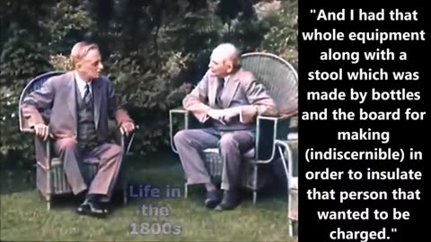 Man Born in 1853 Talks About Childhood in the 1860s