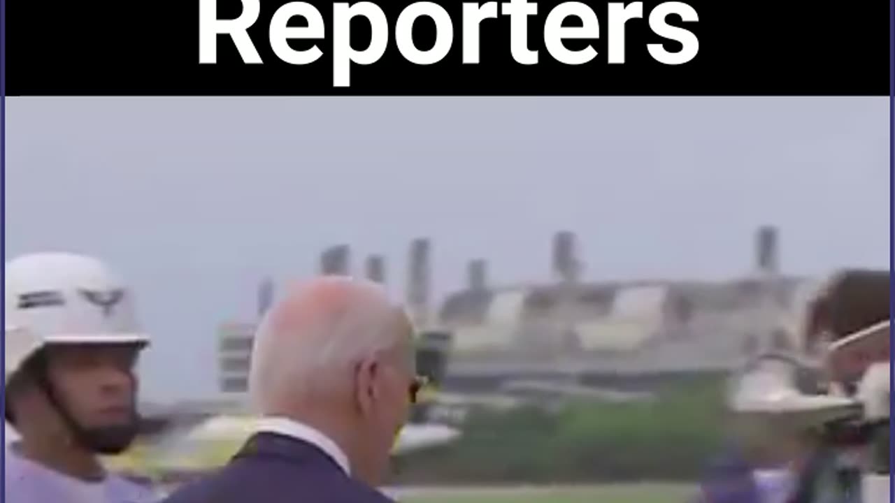 Biden Runs From Reporters