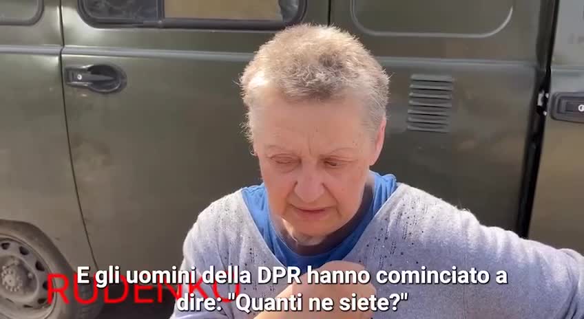 prigioniera nel territorio dell'Azovstal
