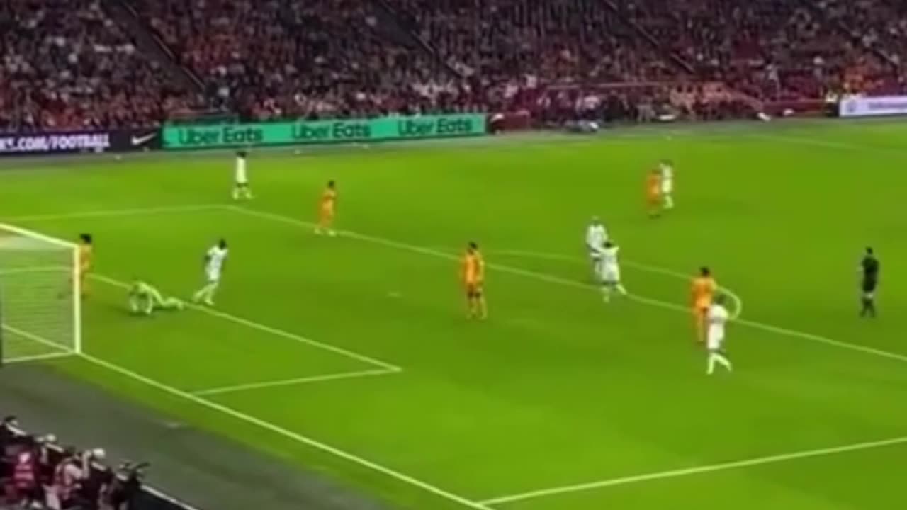 Mbappe's first goal for Real Madrid