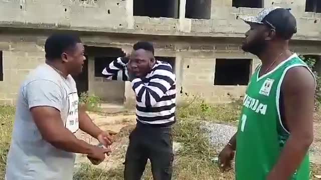 A guy lands a slap on a stubborn man