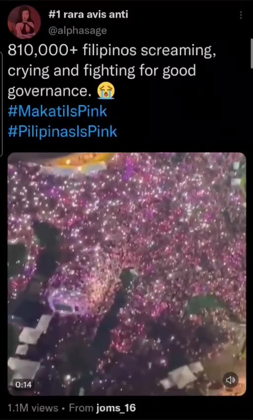 n the Philippines, Filipinos are protesting for change & taking
