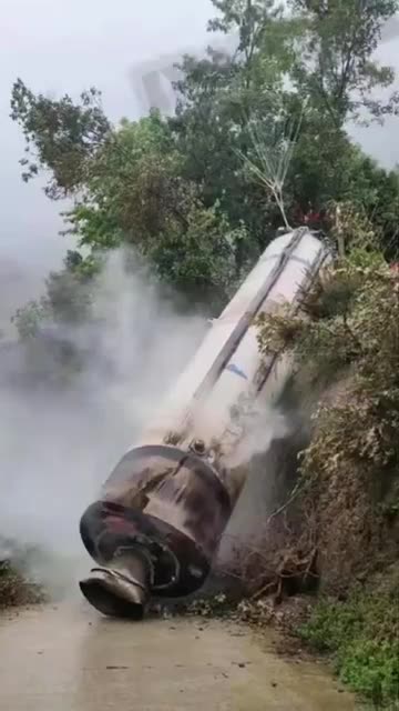Booster Dropped On Village In China
