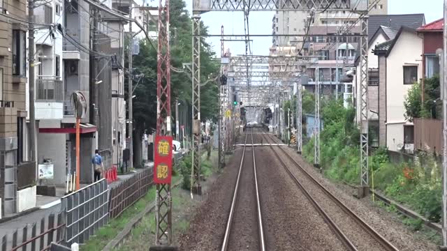 Cab view of Odakyu local