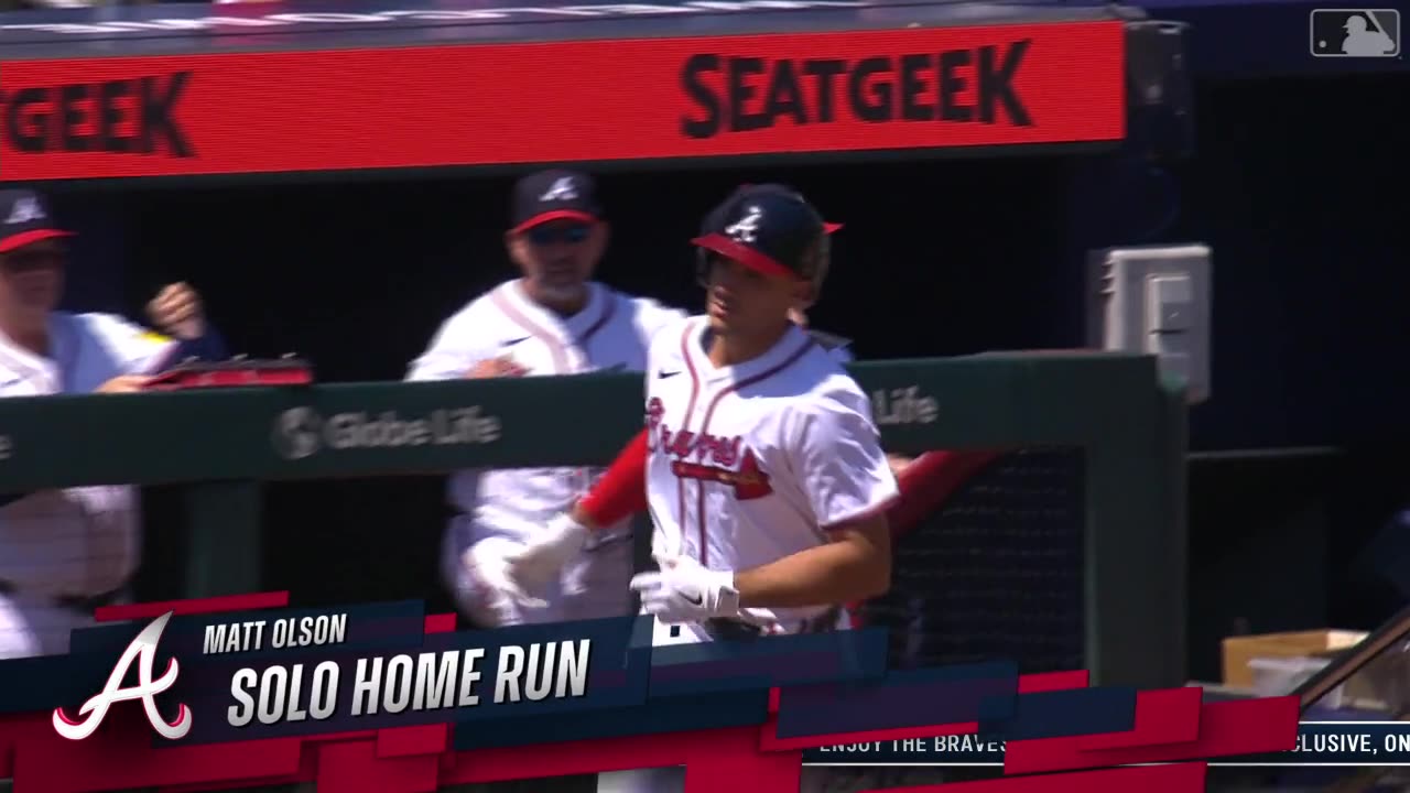 MLB Matt Olson's solo home run