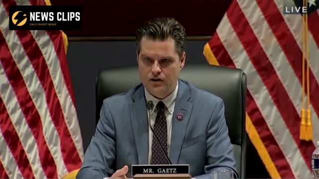 Rep Matt Gaetz Grills Attorney General Merrick Garland