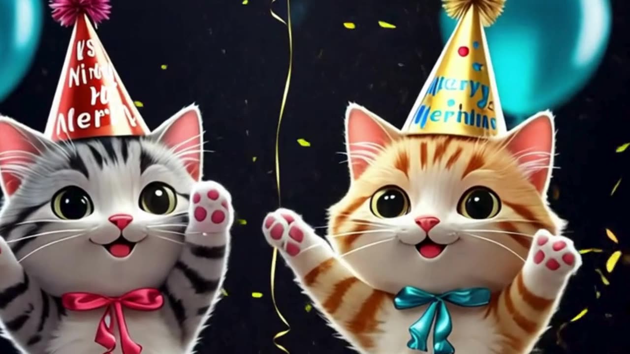 Funny Cats Christmas Dance Cute Moment 🐈🌲