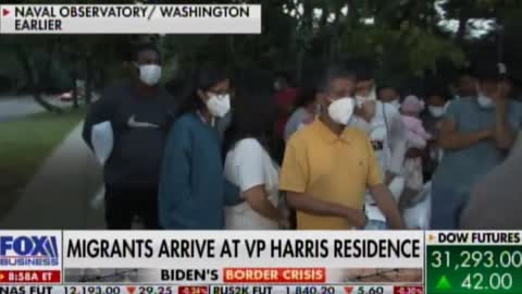 Busloads of Migrants Dropped Off at Border Czar Kamala Harris's Home - At Least