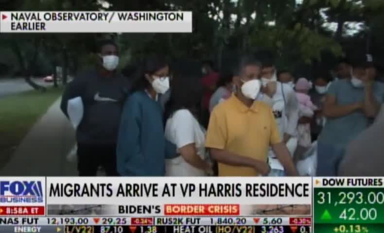 Busloads of Migrants Dropped Off at Border Czar Kamala Harris's Home - At Least