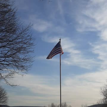 Old glory flying