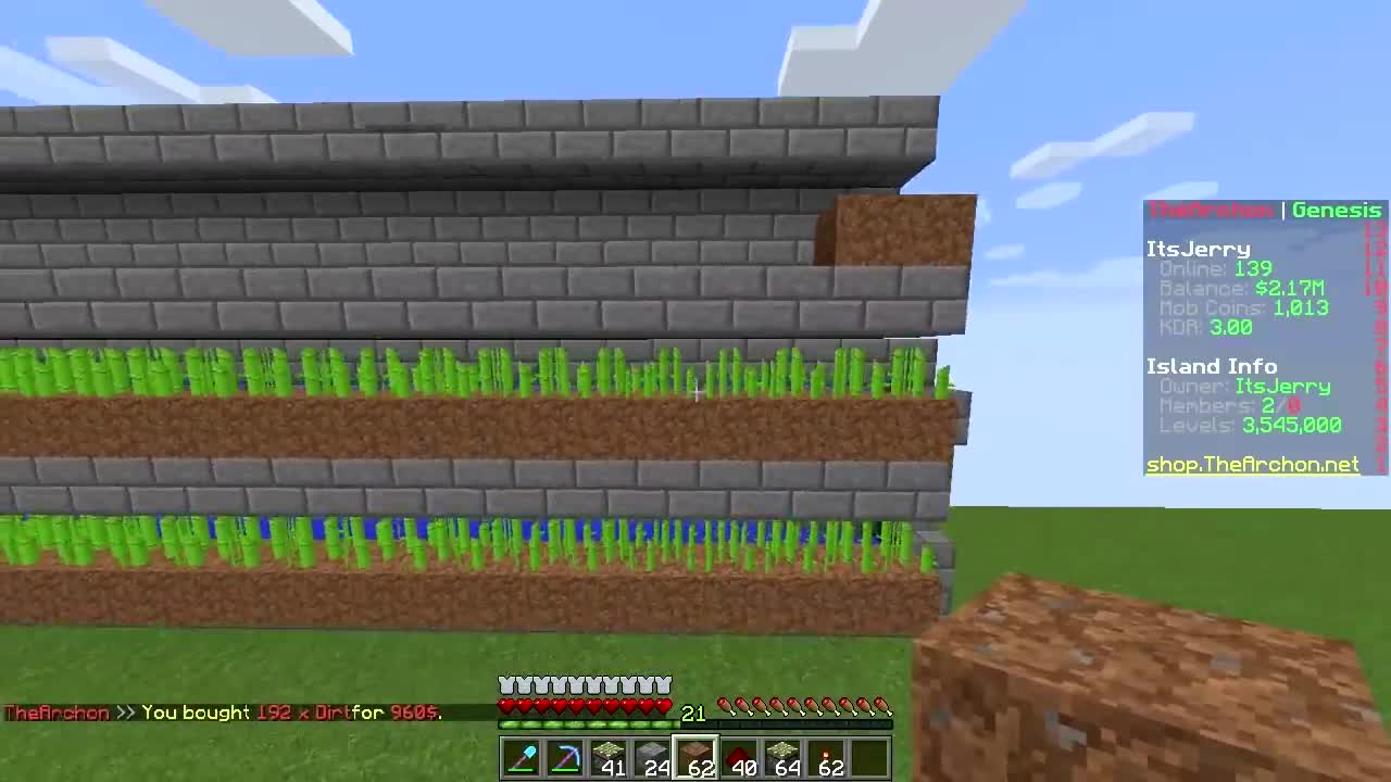 WORLD RECORD BIGGEST AUTOMATIC FARM! (Minecraft SkyBlock)