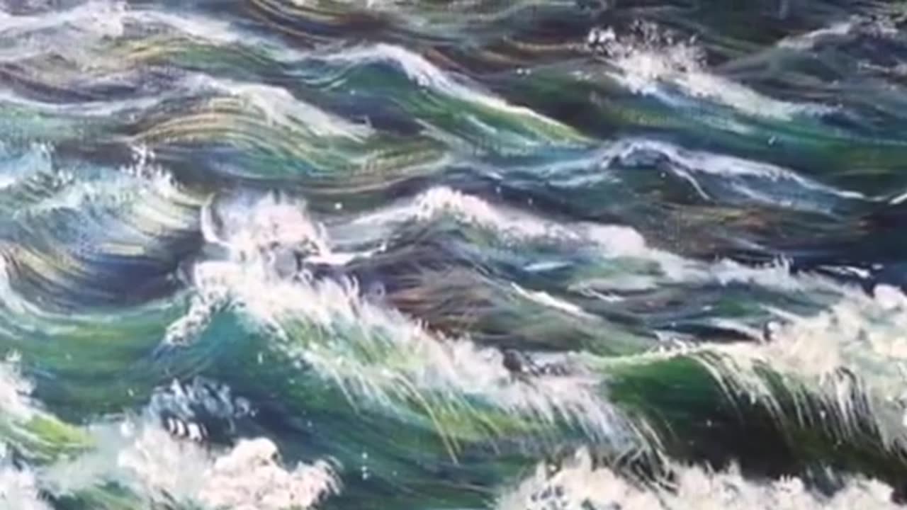 "Waves of Righteousness" painting