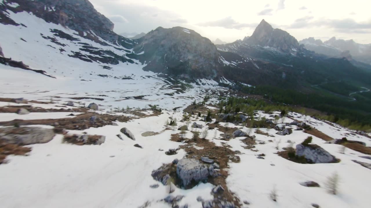 Beautiful Snowy Mountains