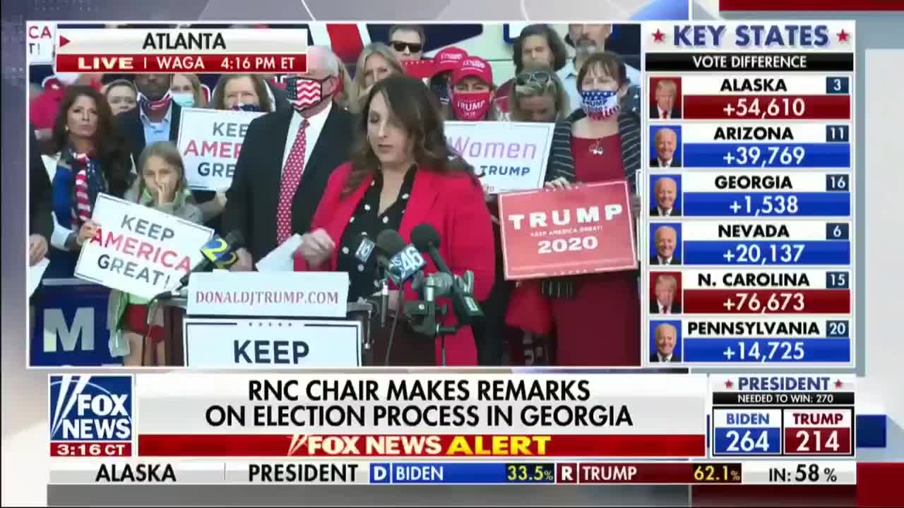 Ronna McDaniel. The American people need transparency and fairness. Why do the democrats not want?