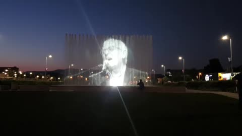 Zagreb se oprostio od Olivera projekcijom na fontanama