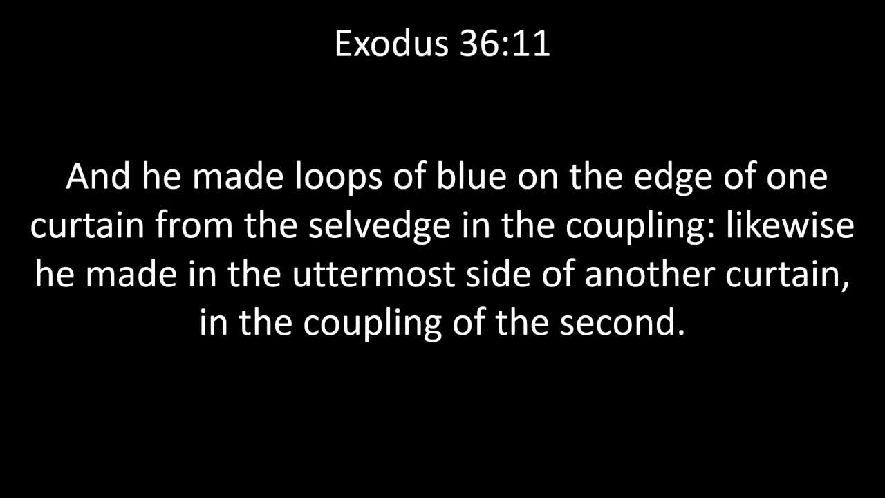 KJV Bible Exodus Chapter 36