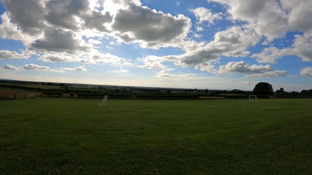 Go Time lapse of the clouds in the sky