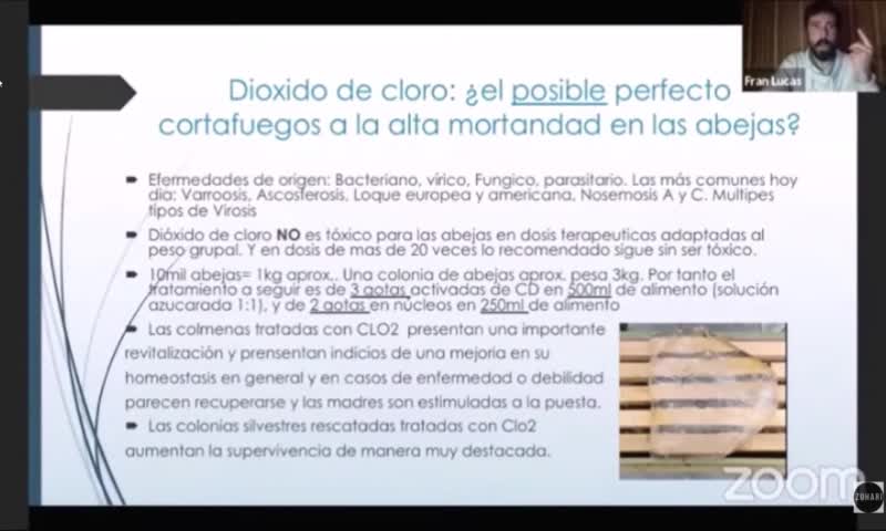 Dióxido de cloro para las abejas - Fran Lucas