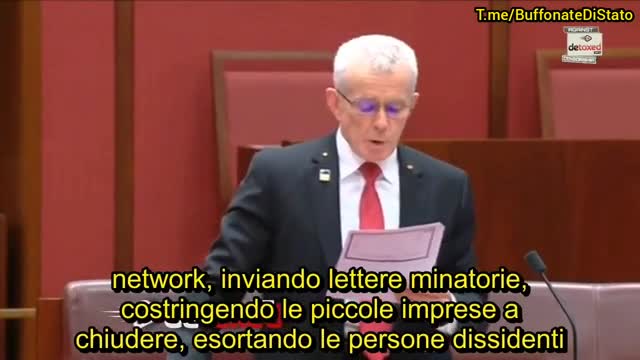 Sen. Malcolm ROBERTS, Australia pronta al nazismo