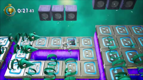 Sackboy A Big Adventure (PS4) (55) Knitted Knight Trial 4 - Let's Bounce (Gold)