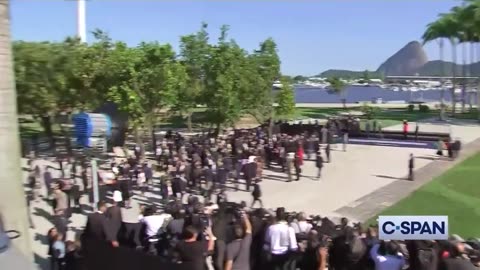 World leaders at G20 take the group photo without Biden, then walk off