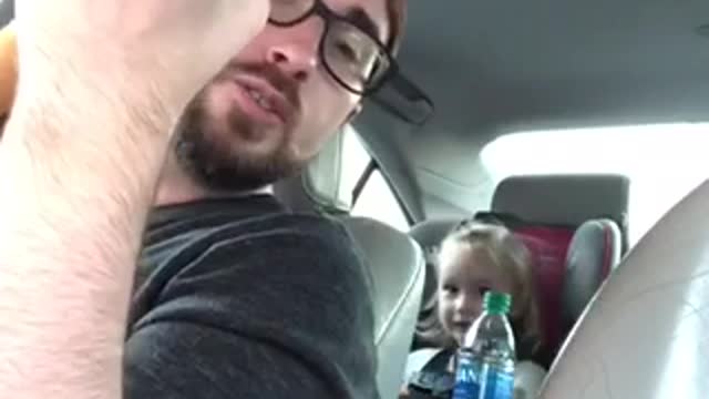 ADORABLE father and daughter sings together amazing voice