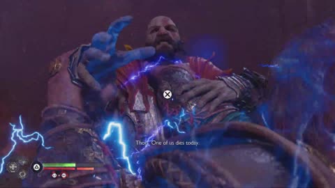 god of war Ragnarok KRATOS vs THOR final fight bossfight gameplay