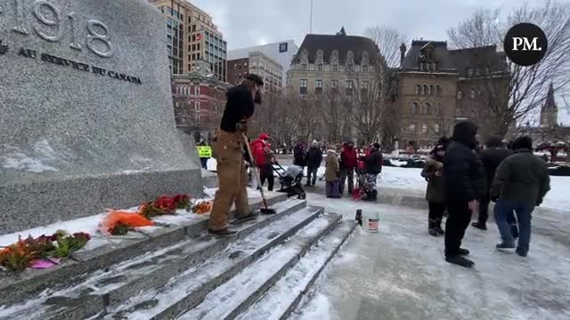 A veteran in Ottawa UNLOADS on CBC: “Get out of here!”