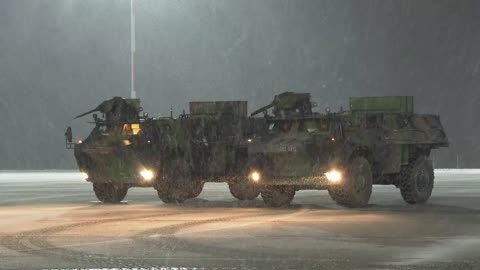 French Troops Arriving in Romania, February 28, 2022