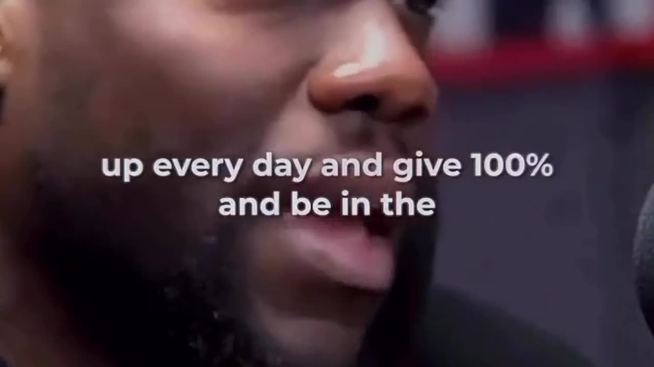 The hardest thing in the world is to get up everyday and give 100% - Kevin Hart