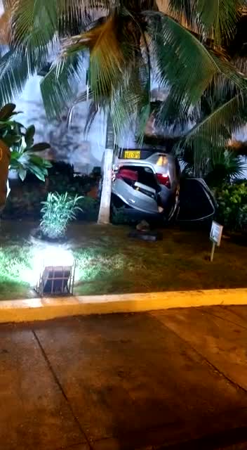 Accidente de tránsito en la avenida Santander