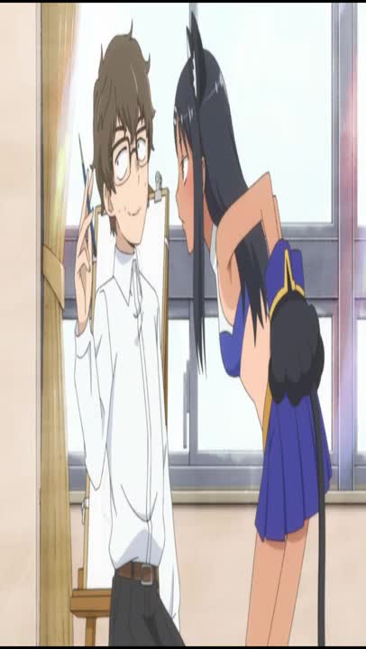 Nagatoro beija o senpai