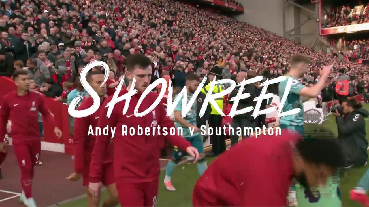 SHOWREEL_ Andy Robertson v Southampton _ Assist record equalled by Robbo