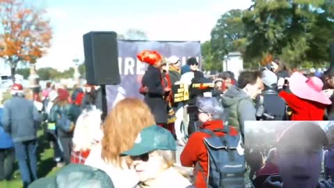 Jane Fonda Green New Deal Protest 'Fire Drill Fridays' Washington D.C. 9/1/19 part 2