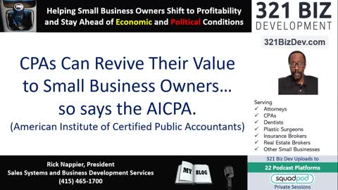 CPAs Should Work Side By Side Business Owners to Grow Companies