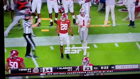 Alabama 21 Ohio State 17