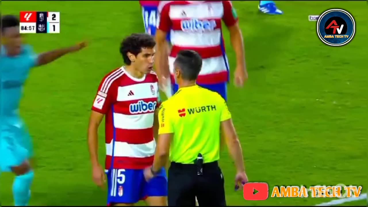 Granada (2) Vs (2) Barcelona Highlights. Laliga.