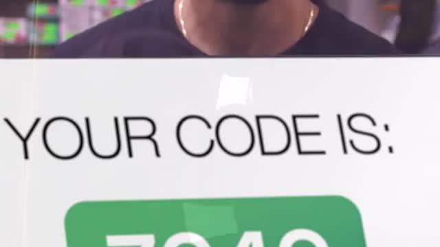 When you ask for the bathroom code.