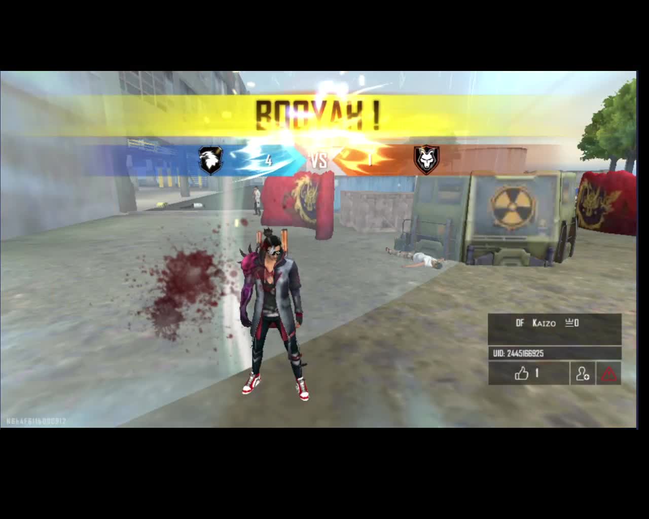 Playing free fire after long time.