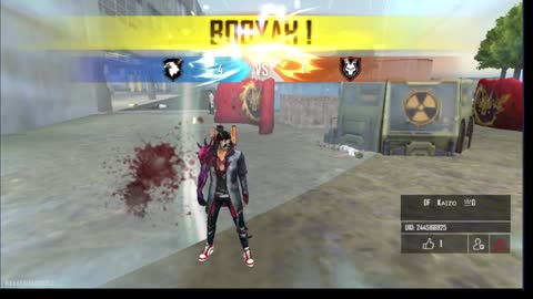 Playing free fire after long time.