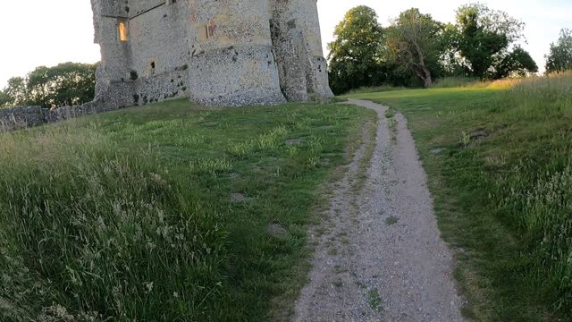 Donington castle. Virtual tour. GoPro.