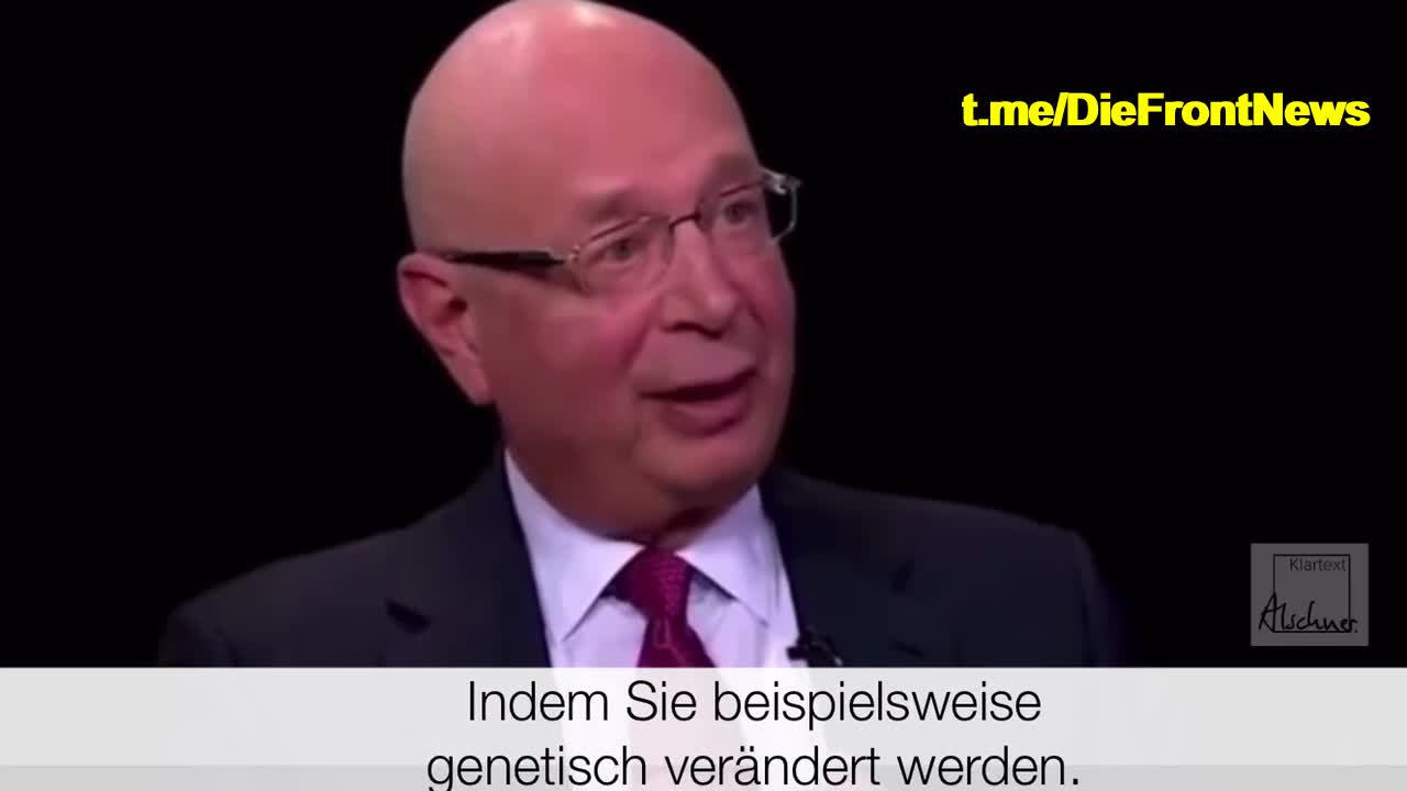 Klaus schwab sagt es